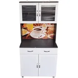 Hti-Living Küchenbuffet Blanca  grau Weiß