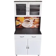 Hti-Living Küchenbuffet Blanca  grau Weiß