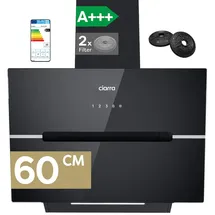 Ciarra Kopffreihaube 60 cm Schwarz