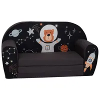 Delsit Kindersofa zum Ausklappen - Kinder Sofa mit Schaumstofffüllung - Sofa Kinder mit Abnehmbarem Bezug - Kindermöbel Kindersofa Jungen - Kindercouch - 9 Monate bis 4 Jahre - DT2-23048