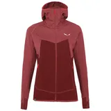 Salewa Puez Hybrid Polarlite Kapuzenfleece - Syrah Melange - XS