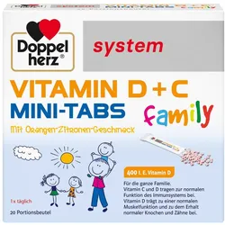 Doppelherz Vitamin D+c Mini-tabs Family System
