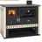 PRITY 95 Ltd. Prity GT FS S - Eek A Küchenofen Holzherd Stahlbackofen, Stahlkochplatte, 15 Kw