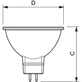 Philips 30704900 CorePro LED spot ND 2.9-20W MR16 827 36D 230lm, 2700K