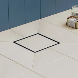 Hansgrohe RainDrain Komplettset 150x150mm, Edelstahl finish