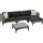 Tectake Konstanza Loungeset grau