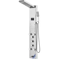 Vevor Duschpaneelsystem, 6 Duschmodi, LED- und Bildschirm-Wasserkraft-Duschpaneelturm, Regenfall, Wasserfall,