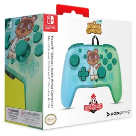 PDP Faceoff Deluxe Controller Animal Crossing Grün für Nintendo Switch