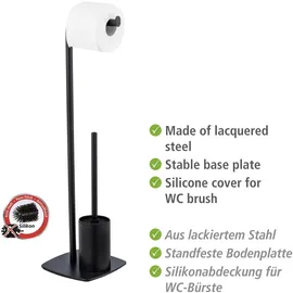Wenko WC-Garnitur Iria Schwarz