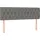 vidaXL Boxspringbett mit Matratze Dunkelgrau 140x200 cm Stoff