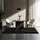 Tectake Soft Zone Kurzflorteppich 120 x 170 cm Schwarz