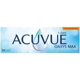 Acuvue OASYS Max 1-Day for Astigmatism – 30 Tageskontaktlinsen mit 2.75 dpt, Cyl -0.75, Ach 160 & BC 8.5