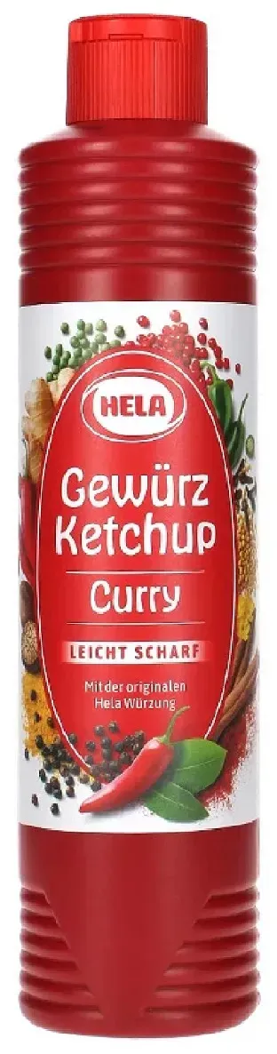 HELA Curry Gewürz Ketchup Curry Scharf 800ml Flasche