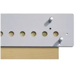 Montagehilfe-Bohrlehre, für System 32, Accura 10573, Aluminium, links/rechts
