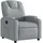 vidaXL Relaxsessel Habakkuk Polyester 50 x 97 x 50 cm Hellgrau mit verstellbarer Rückenlehne