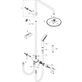 Hansgrohe Vernis Blend Reno 1jet, chrom