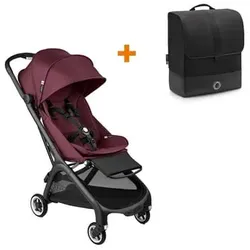 bugaboo Buggy Butterfly complete Black/Dark Cherry inklusive gratis Transporttasche