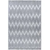 MeGusta Kurzflor Teppich Modern Grau - Weiß 160x230 cm Carmen