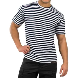 normani Outdoor Sports Marine T-Shirt Моskau in Marine/Weiß | Gr.: M