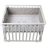 roba Laufgitter 75 x 100 cm weiß Bodenfarbe indibär