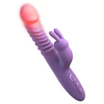 Fantasy For Her “her thrusting silicone rabbit”, mit Heizfunktion, lila