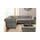 S-Style Chesterfield Ecksofa Cleo Blink ¦ grau ¦ Maße (cm): B: 264 H: 72