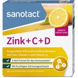 Sanotact Zink + C + D Lutschtabletten 20 St.