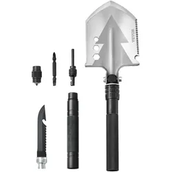VEVOR Survival Schaufel 8 in 1 Camping-Schaufel Faltbar Tragbar Multifunktional