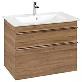 Villeroy & Boch Venticello Waschtischunterschrank A92501RH 75,3x59x50,2cm, Griff Chrom, Kansas Oak