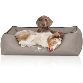 Knuffelwuff Hundebett Columbia XL 105 x 75 cm hellgrau