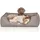 Knuffelwuff Hundebett Columbia XL 105 x 75 cm hellgrau