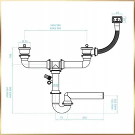 stamar Spülenschrank Eiche Sonoma 80 x 0 x 0 cm Braun