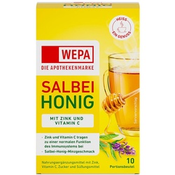 Apoday heisser Salbei+Honig+Vitamin C+Zink Pulver