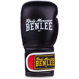 BENLEE Rocky Marciano Unisex-Adult SUGAR DELUXE Boxhandschuhe, Black/Red, 18 oz