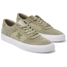DC Shoes "Teknic", Herren, Gr. 8,5(41), beige (deepforest), Obermaterial: Leder (Kuh) / Futter: Textil / Außensohle: Gummi., Schuhe Sneaker