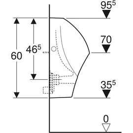 Geberit Renova Urinal (501665008)