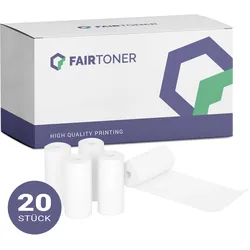 FairToner Kassenrollen 20x 57mm x 9m x 12mm 30mm
