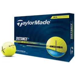 Taylor Made Distance+ Golfball gelb 12er