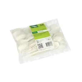 Folia 1000 Kaffeelöffel `Folia` C-PLA 14,5 cm weiss Mehrweg