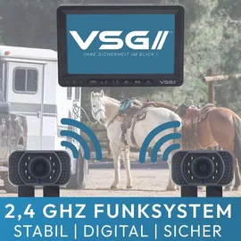 VSG Funk-Rückfahrsystem 7 Zoll Premium PRO HD