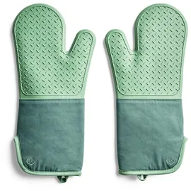 Springlane Ofenhandschuhe-Set 2-TLG. Mint, Silikon & Baumwolle, hitzebeständig