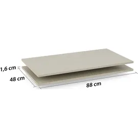 Rauch Einlegeboden 2er Set 88 x 1,6