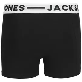 JACK & JONES SENSE TRUNKS Schwarz/Weiß 140 6er Pack