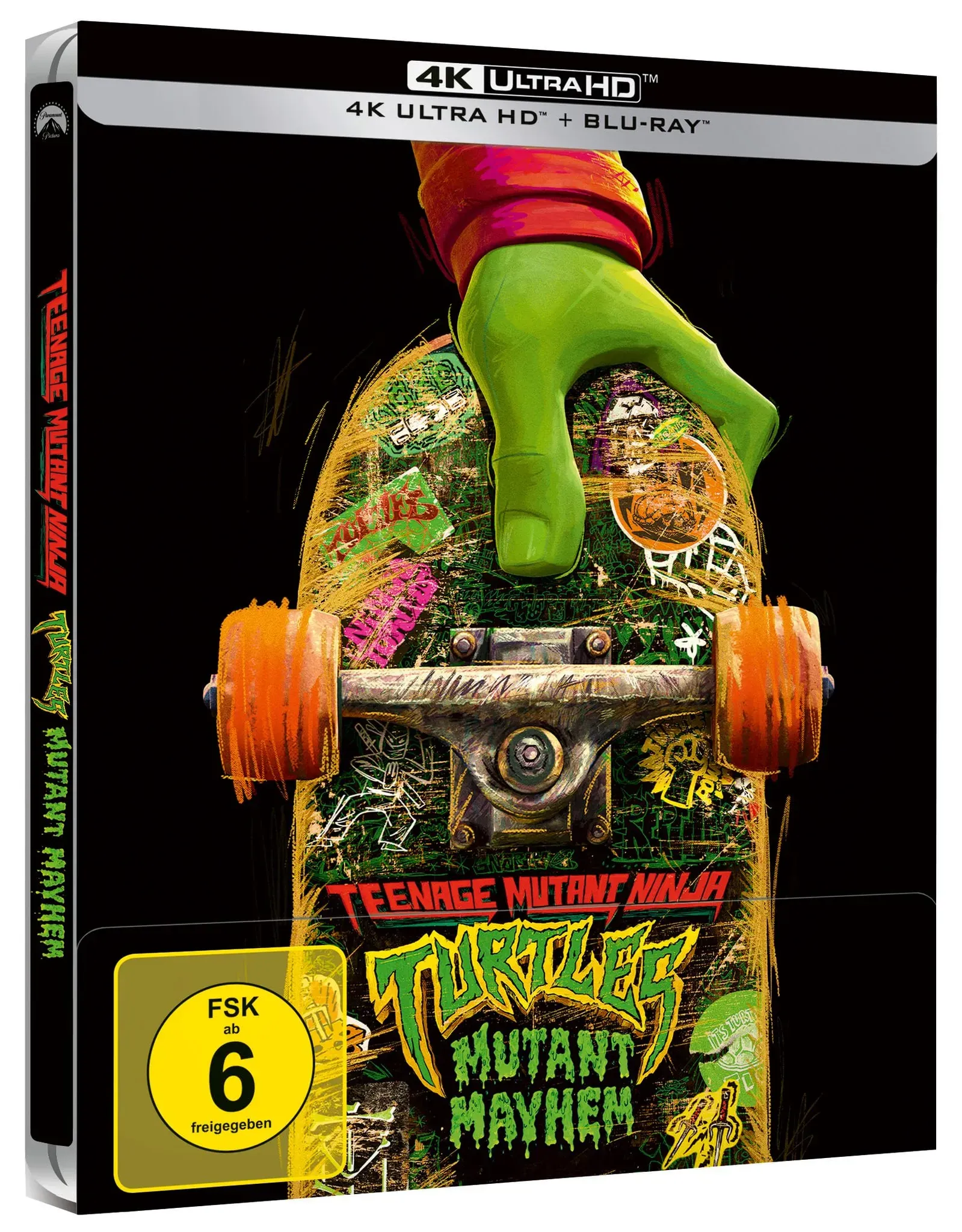 Teenage Mutant Ninja Turtles: Mutant Mayhem - Limited Steelbook [4K Ultra HD] + [Blu-ray] (Neu differenzbesteuert)