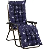 Coonoor Liegenauflage Bankauflage Sitzkissen für Bank, Gartenschaukeln, Sitz, glatt,170X53cm, (1 St), Polsterauflage für Sonnenliege, Auflagen für Deckchair blau