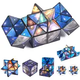 3D-Puzzle-würfel 2 Stück Spielzeug Star Würfel Star Set Transforming Toys Lernspiel Geschenke Stressabbau Spielzeug Zauberwürfel Sternenklarer Himmel Infinity Würfel