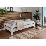 2er-Set Stapelbett 90x200cm Massivholz Buche massiv weiß lackiert NEU OVP!!