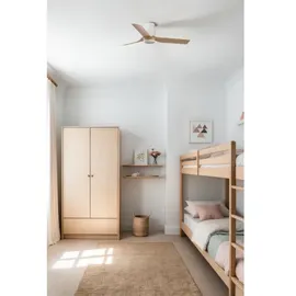 FARO Mini Punt Tub S 90 cm Deckenventilator Weiß/Braun