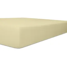 kneer Spannbettlaken Easy-Stretch 180 x 200 - 200 x 220 cm natur