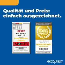 GGV Exquisit Exquisit Mikrowelle MW 59025 H-3 - Heißluft, 25 Liter, 31,5 cm Drehteller, Timer, 5 Leistungsstufen, klein und platzsparend, 2500 Watt, Grillfunktion, Heißluftfunktion, Pizzapfanne, l 2 Jahre Gewährleistung - Grill und l, 900